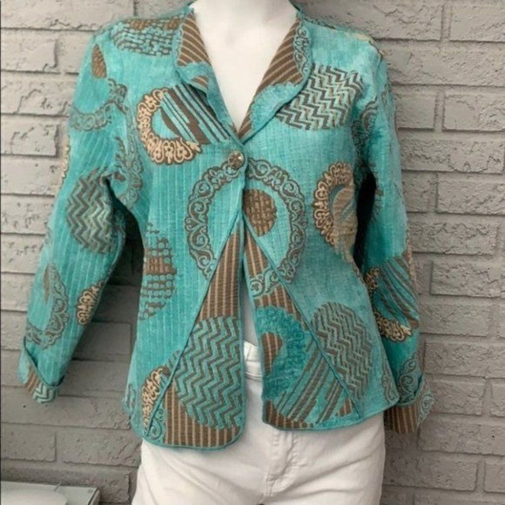 Khangura tapestry blazer Size M
